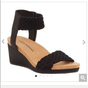 Lucky Brand Kierony Ankle Cuff Wedge Sandal